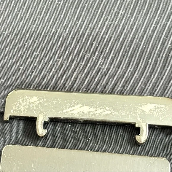 PRADA BLACK METAL HANDLE NYLON SATCHELL TOTE BAG - Picture 13 of 15